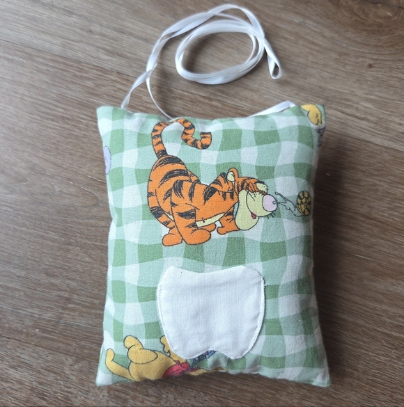Disney Other - Vintage Hand Made Winnie the Pooh Tooth Fairy Mini Pillow with hanging strap